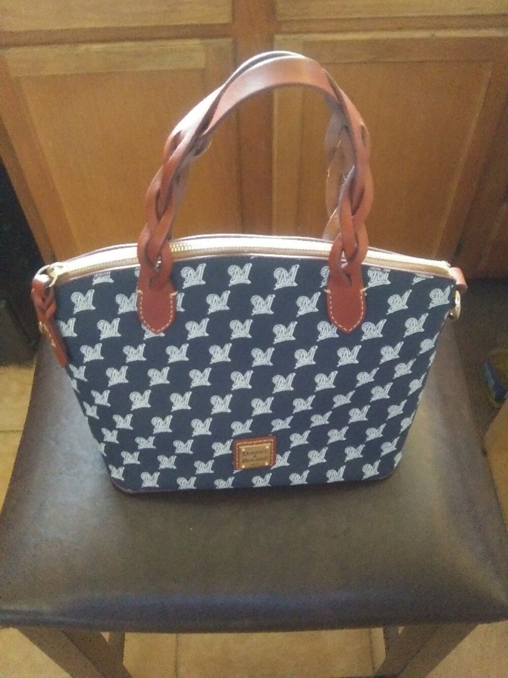 Woman Milwaukee Brewers Dooney Handbag NWOT